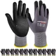 Gasoline Safety Work Gloves Extra Micro-Foam Nitrile Coated-12 Pairsendurance