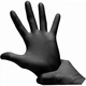 Performance Wear Disposable Gloves, 5 mil Palm, XL, 100 PK, Black M02044