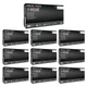 Microflex MK296L 1 Case = 1000 LARGE Midknight Black Nitrile Powder-Free Gloves