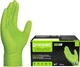 Gloveworks 8 mil Disposable HD Nitrile Gloves, Pack of 100, Medium, Green