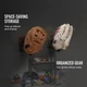 Metal Baseball Glove Wall Mount Holder 2 Pack Invisible Floating Keeps Glove Man
