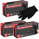 Black Nitrile Disposable Gloves, 3 Boxes of 100, Size XX-Large, 4 Mil Thick