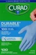 Curad Nitrile Powder-Free Exam Gloves, 100 Ct, Blue