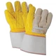Magid 64Jtneg Multimaster 18 Oz. Double Palm Gloves Elastic Back 8 Yellow Mens