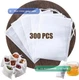 300 PCS Disposable Tea Bags for Loose Leaf Tea, Empty Tea Filter Bags with Draws