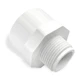 Lakesstory 3/4" x 1" PVC Pipe Adapter - Sch MNPT x Slip Socket, White 