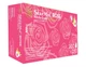 3 Boxes 600 Total Gloves Starmed ROSE Color Nitrile Exam Gloves W/Aloe Size M