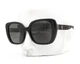 Burberry Sunglasses B4371 3001/87 Helena Black Square Frames Gray Lens w/case