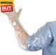 50Pcs Veterinary Insemination Rectal Long Gloves Disposable Plastic Full Arm 35.