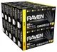 Ravenbsafety 66518 6 Mil Black Nitrile Disposable Gloves 7 Mil - Large - 10 Pack