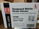 (Box of 1000) Basic NGPF-7003 Medical Blue Nitrile Exam Gloves, Large Latex-Free