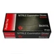 SkinTx Black Nitrile Disposable Powder Free Examination Gloves - Pack of 100