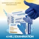 1000 PCS Blue Nitrile Disposable Exam Gloves 4 Mil, Large, Latex & Powder Free