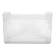 Clear Plexiglas Disposable Glove Dispenser, 3-Box, Plexiglas, Clear, 18 x 3.75 x