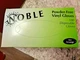 2 BOXES Noble Vinyl Powder-Free Disposable Rubber Gloves CLEAR - 100 Pcs