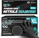 100 Pcs Beastek 8Mil Nitrile Disposable Gloves (Black, Heavy Duty, Latex & Powde