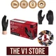 Comfortable Latex-Free Black Nitrile Gloves for Cooking - Disposable, 100 Count