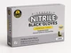 Black Nitrile Gloves Large 100ct Sunset 4Mil Powder Free 