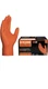 Gloveworks 100-Pack 8 Mil Nitrile Disposable Rubber Gloves, Medium, Orange
