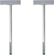 Stainless Steel Handheld Sign Holder - 2 Pack for Events and Exhibitions