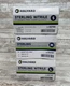 3 HALYARD STERLING NITRILE EXAM GLOVES SIZE: 1 SMALL, 1 MEDIUM, 1 LARGE
