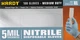XL 5Mil Nitrile Gloves : Box of 100 : Powder & Latex Free : Disposable