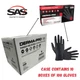 Powder Free Black Nitrile Examanation Gloves - 4.5 MIL - (SAS - #66541) Size: S