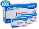 Care Plus [1000 Count] Disposable Plastic Vinyl Clear Powder Free Gloves