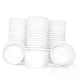 Lakesstory Paper Ice Cream Cups 4oz Small White Dessert Bowls Frozen Yogurt
