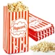 100PCS Popcorn Bags Individual Servings - MAQIHAN Disposable Paper Popcorn...