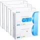 4 Pcs Acrylic Glove Box Holder Dispenser Glove Holder for Wall Mount Clear Ac...