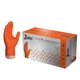 1st Choice Premium Orange Nitrile Disposable Gloves, 6 Mil, Box of 100