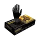 Blossom Disposables SFR-87326-B-LTX-PF Safari Latex Gloves Small Black 100/Bx