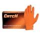 CATCH   Nitrile Disposable Gloves Pyramid Grip Orange 9 mm Box of 100    MEDIUM