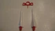 Lionel 6820 Red Missile Holder- (2) Missiles  & (2) Afterburners- original