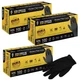 Dura-Gold HD Black Nitrile Disposable Gloves, 3 Boxes of 100, XX-Large, 6 Mil