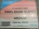 1,000 Gloves * ProCure PC510 Vinyl Exam Gloves Powder-Free Medium Clear 05/2027