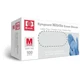 Basic Medical Blue Nitrile Exam Gloves - Medium (Pack of 100), 