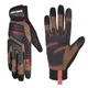 True Grip Mens Duck Canvas Elite Work Gloves Touchscreen Natural Large Pack Of