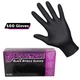 Black Disposable Nitrile Gloves - 100/Box (Large)