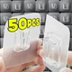 Double Sided Adhesive Wall Hooks Transparent Traceless Holder 2-50Pcs Set