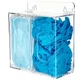 SEANADO Face Mask Dispenser Box Acrylic Gloves Holder Hygiene Station with Li...