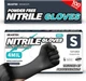 Beastek Black Disposable Nitrile Exam Gloves 100 Pcs 4Mil Chemical Resistant Pow