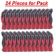 24Pcs/12Pairs Work Gloves CE EN388 Nylon Safety Construction Garden Gloves