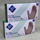 SAFETY ZONE (2 PACK of 100 Gloves) Clear Vinyl Gloves Sz M, GVEP-MD-1C
