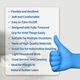 Nitrile Gloves 100Pcs 1000 Pcs Disposable Blue, Small/Medium/Large/XLarge, No...