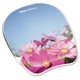 Fellowes Photo Gel Mouse Pad with Wrist Rest 9.3L x 7.9W inches, Clear 