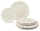" OCCASIONS " 100 Plates Pack,(50 Guests) Vintage Wedding Party Disposable Pl...