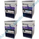 *200-Pairs* Halyard Nitrile-Xtra PF Chemotherapy Exam Glove Purple Sterile 14260