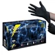 X Large Black Nitrile Gloves Disposable Protective Work Medical Tattoo Gloves